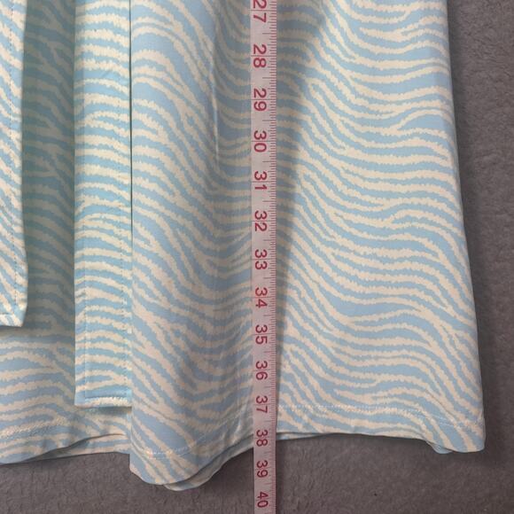 J. McLaughlin Womens Sleeveless Dress Blue Animal Print Nylon Spandex Size M - Picture 6 of 9